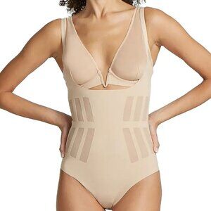 Commando Luxe Control Bodysuit in Beige